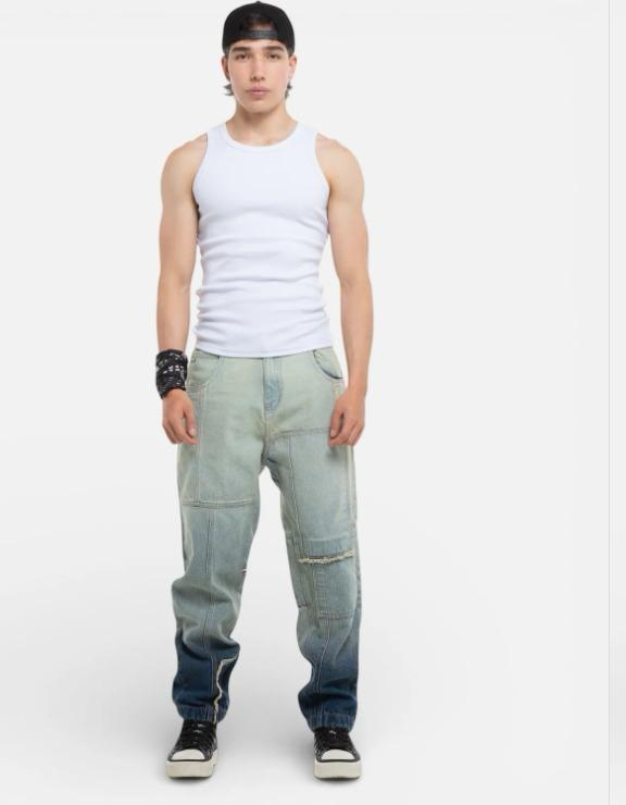 JEANS CONFORT PANEL RUST