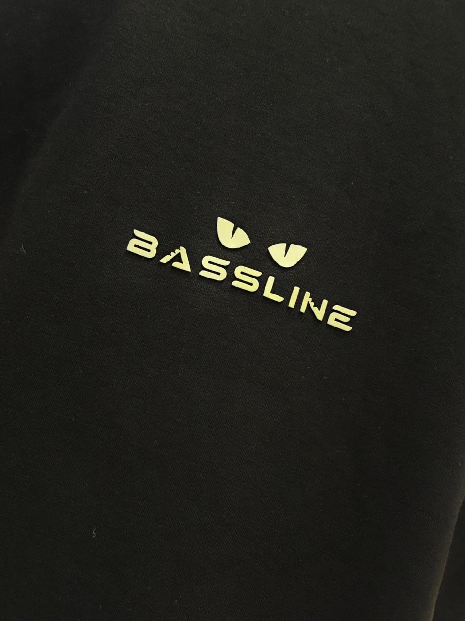CROP TOP BLACK BASSLINE