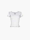 CELĒIT EDGE TEE IVORY