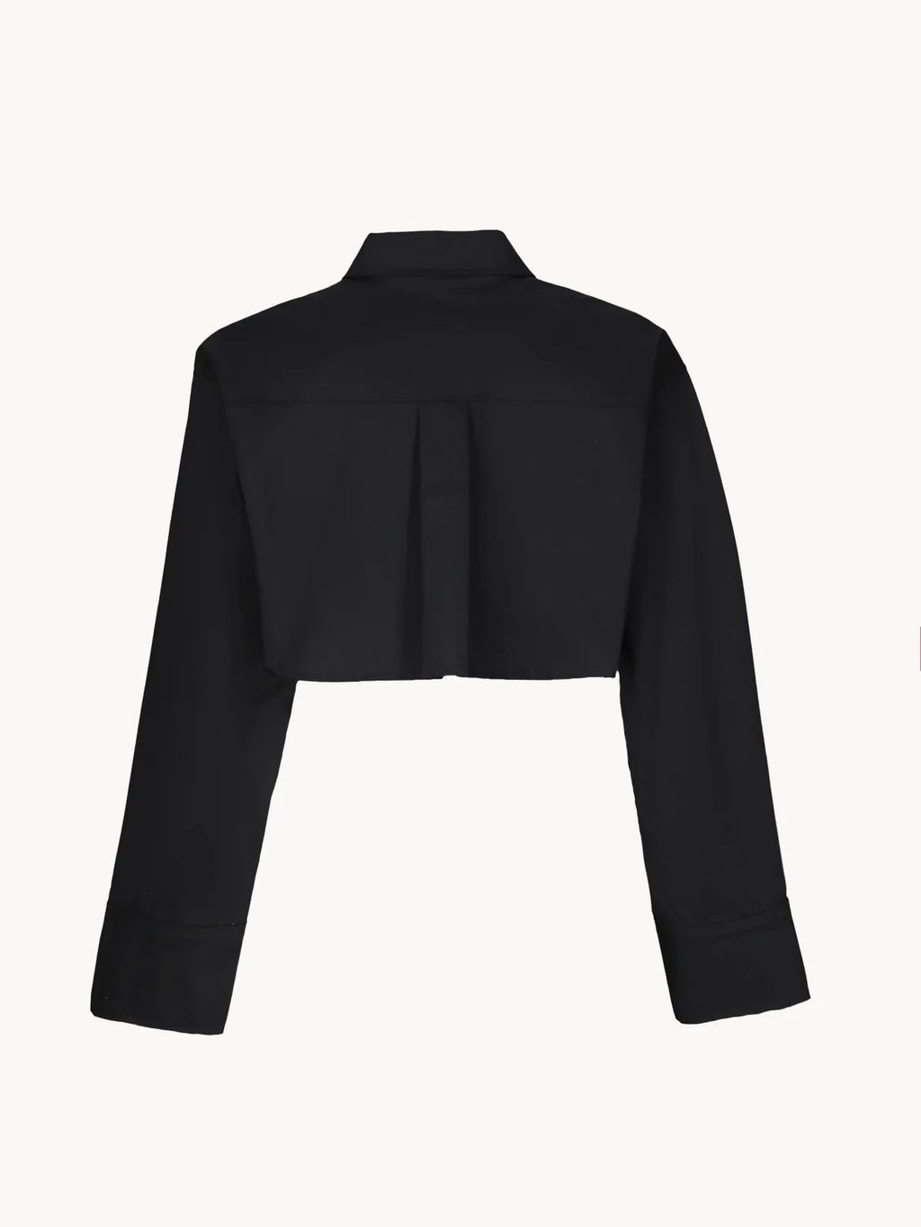 CELEIT CROP SHIRT BLACK
