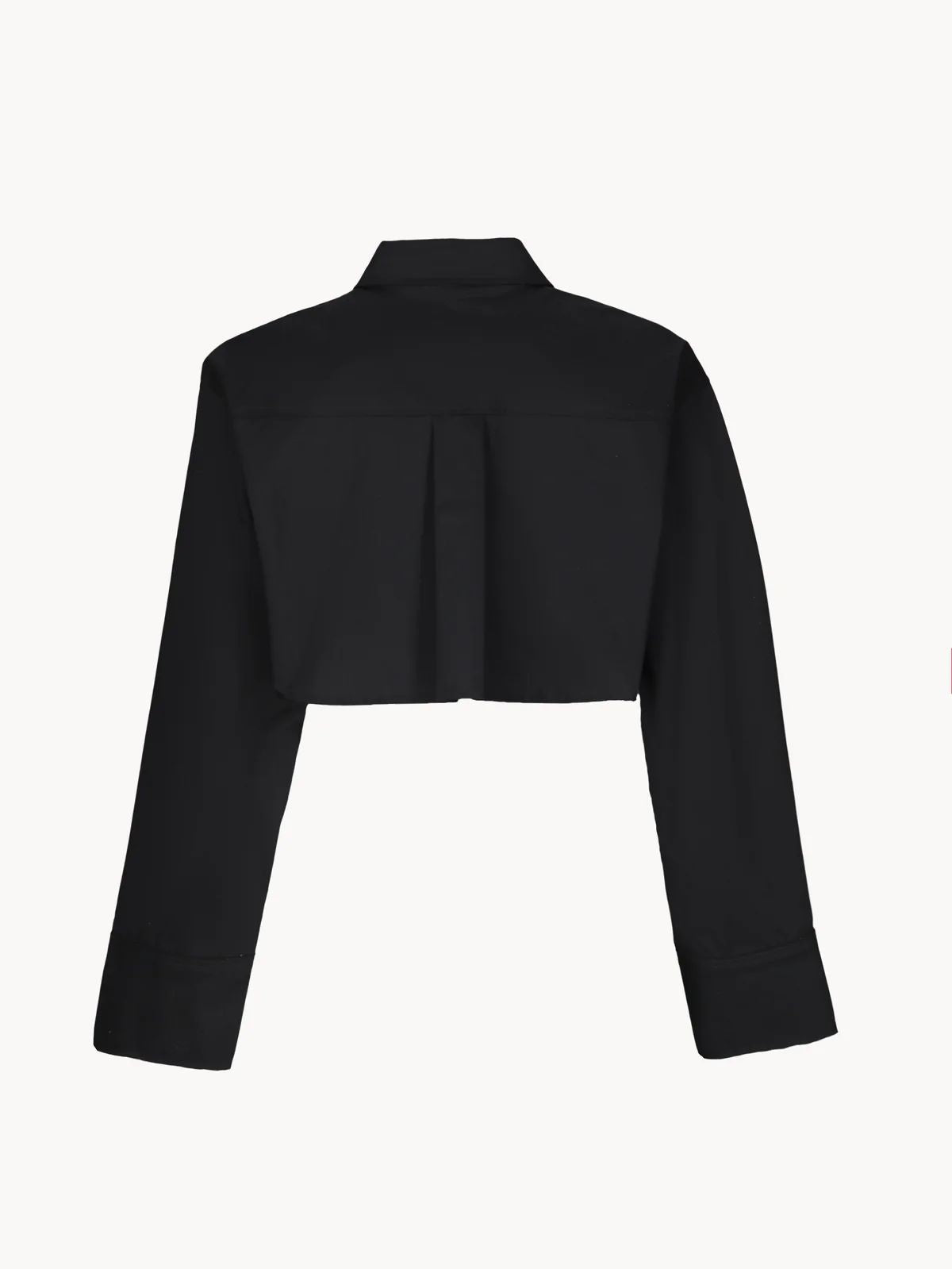 CELEIT CROP SHIRT BLACK