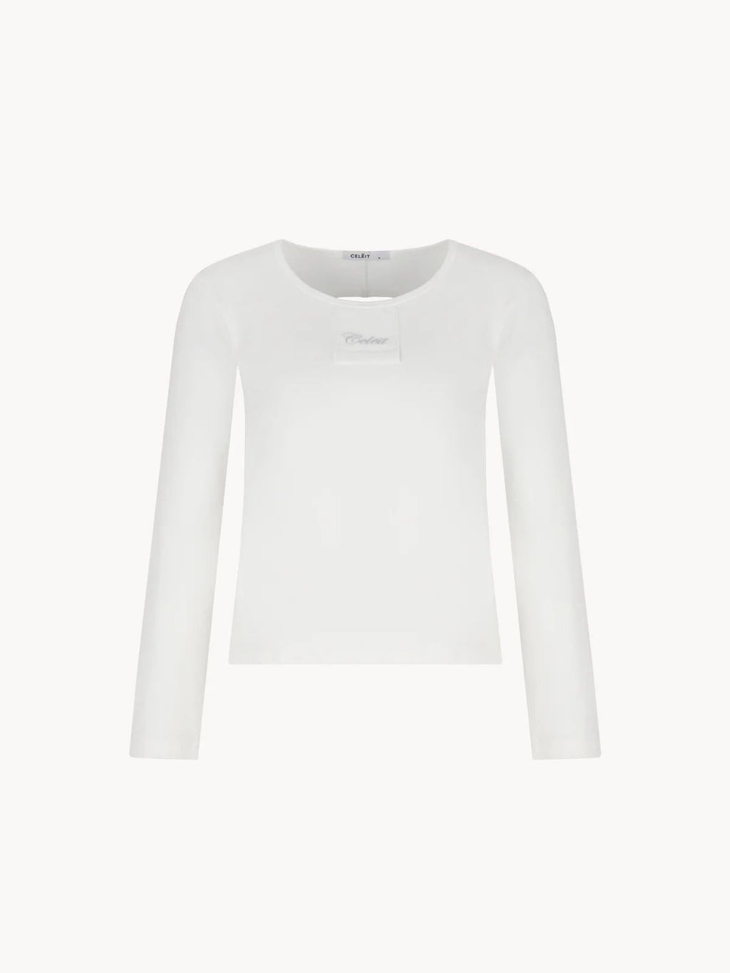 CELĒIT OPENBACK LONG SLEEVE WHITE