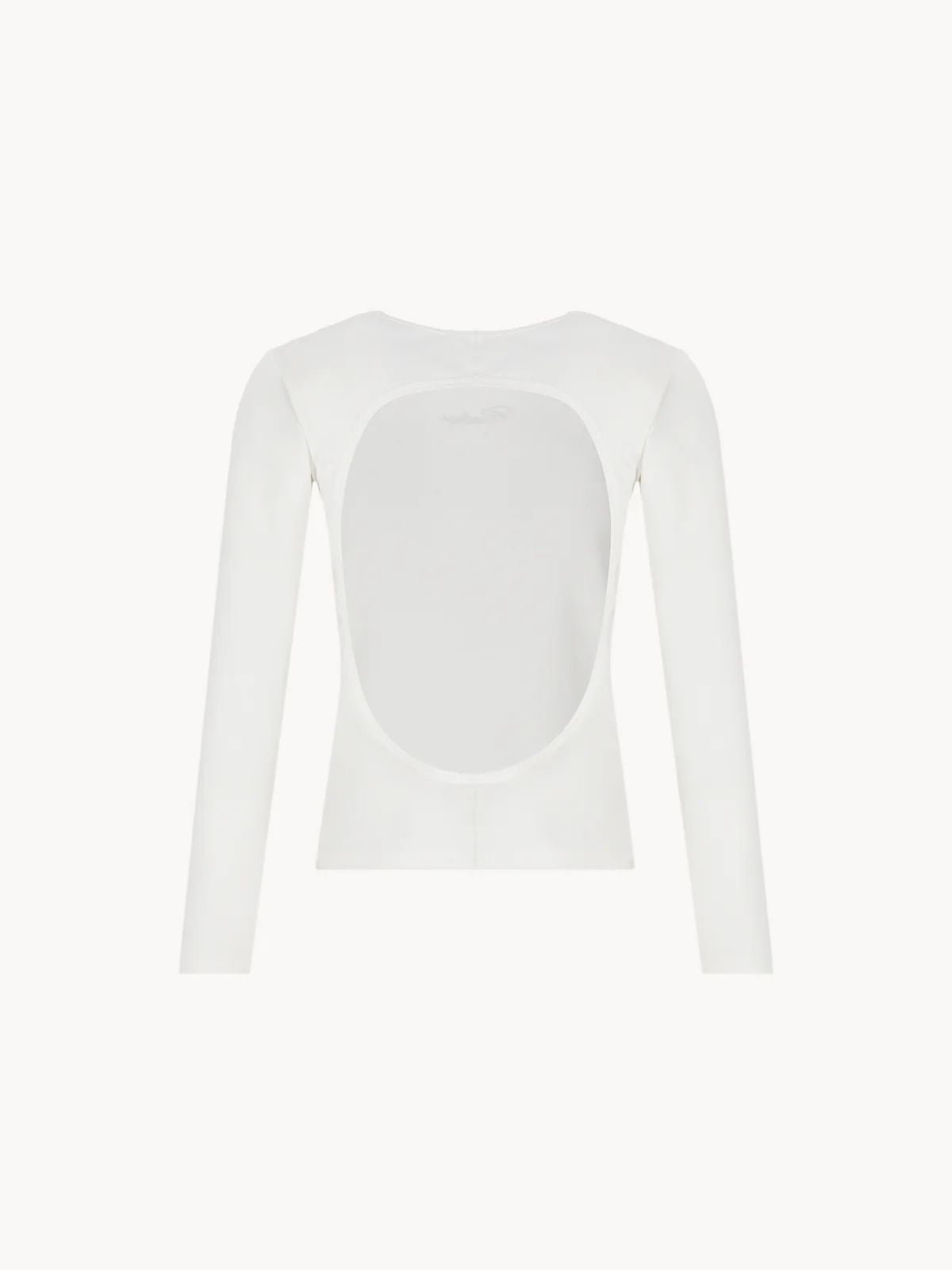 CELĒIT OPENBACK LONG SLEEVE WHITE