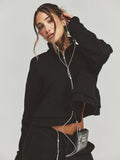 celeit coquete hoodie black