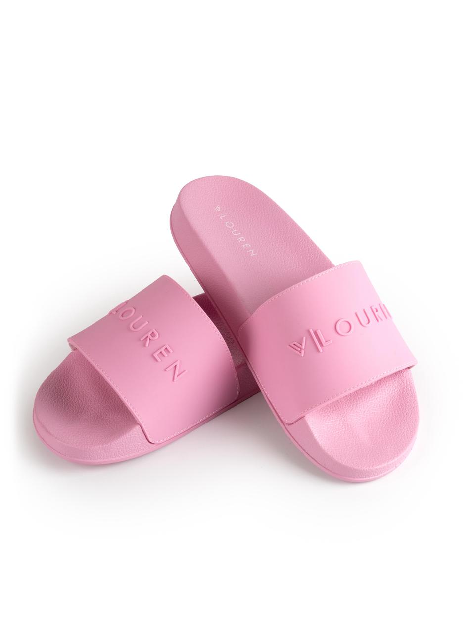 CHANCLAS LOUREN ROSADAS