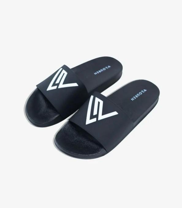 chanclas negras hombre