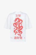 CAMISETA DRAGON BLANCO