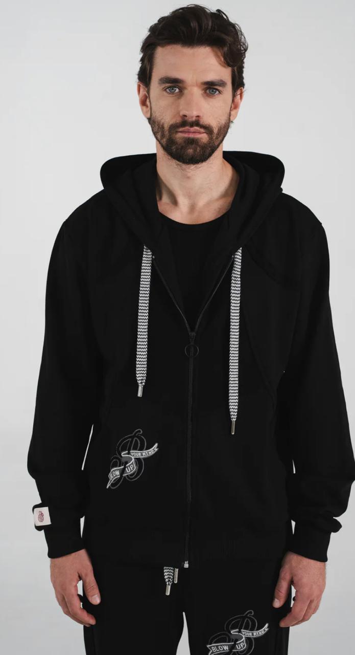HODDIE TIDE BLACK BLOW UP
