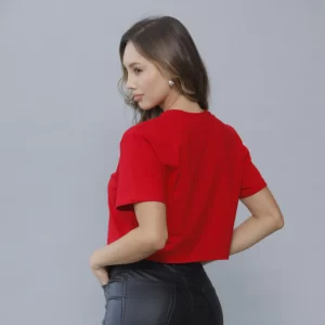 Magnum Crop Top Red